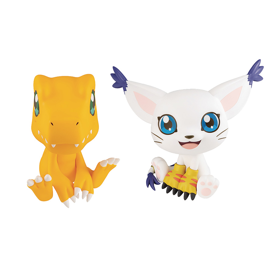 Digimon Adventure Look Up Series Tailmon & Agumon PVC Figure Set