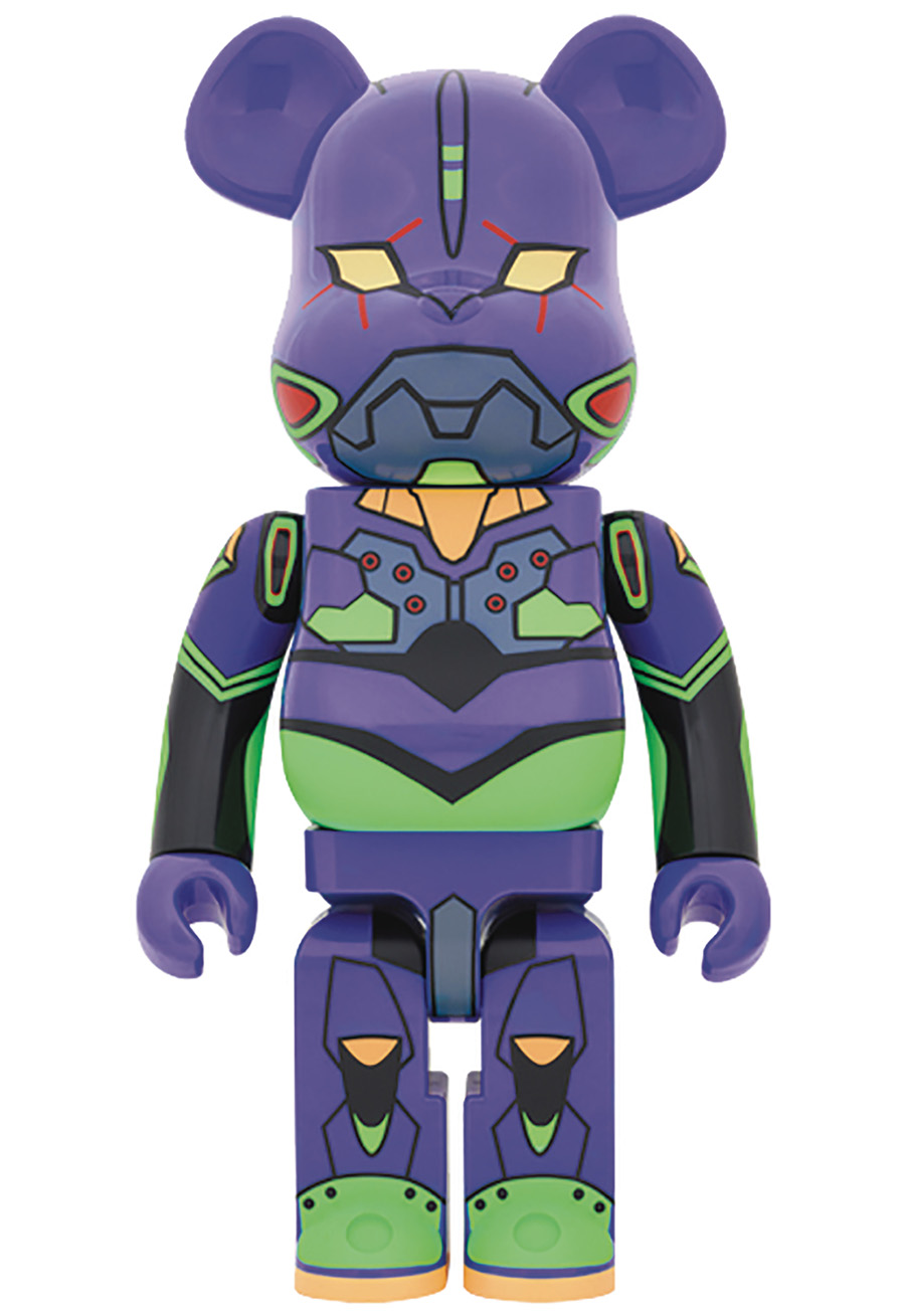 Evangelion EVA-01 New Paint 1000 Percent Bearbrick