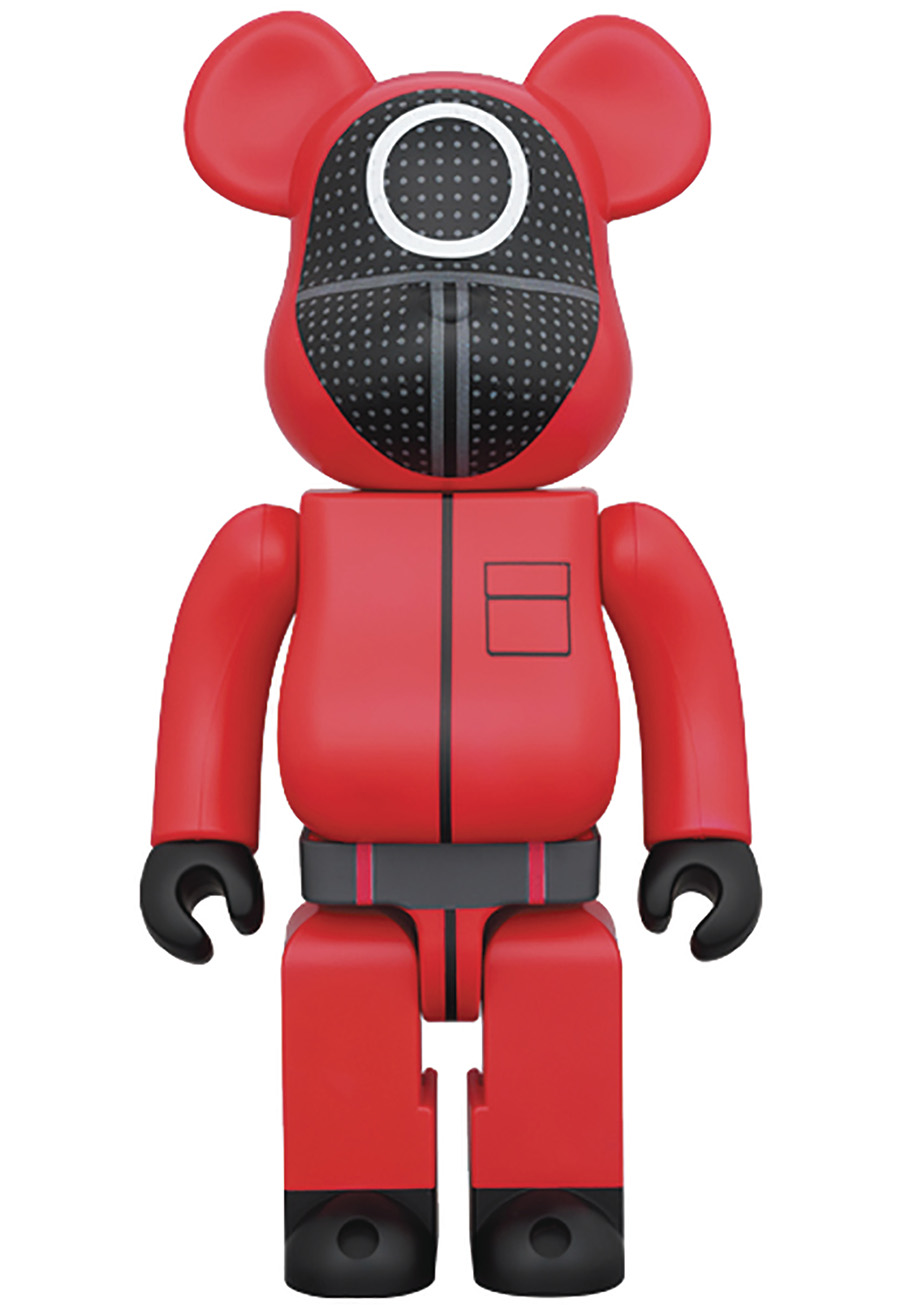 Squid Game Circle-Masked Guard 1000 Percent Bearbrick