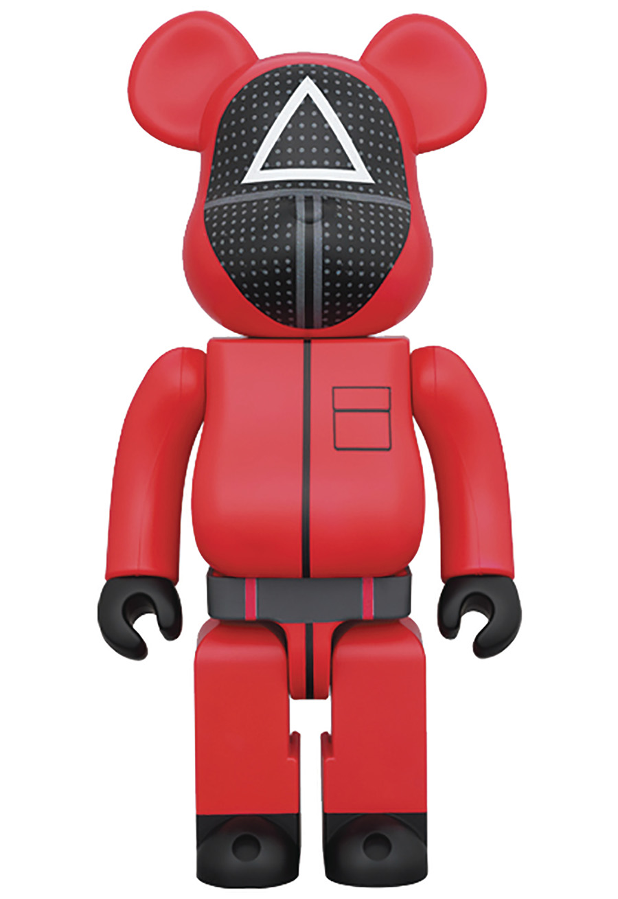 Squid Game Triangle-Masked Guard 1000 Percent Bearbrick