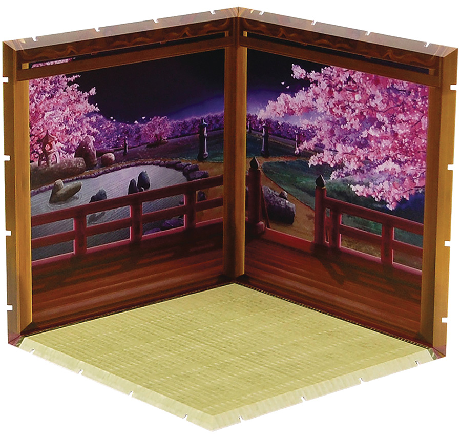 Dioramansion 200 Figure Diorama - Cherry Blossoms At Night