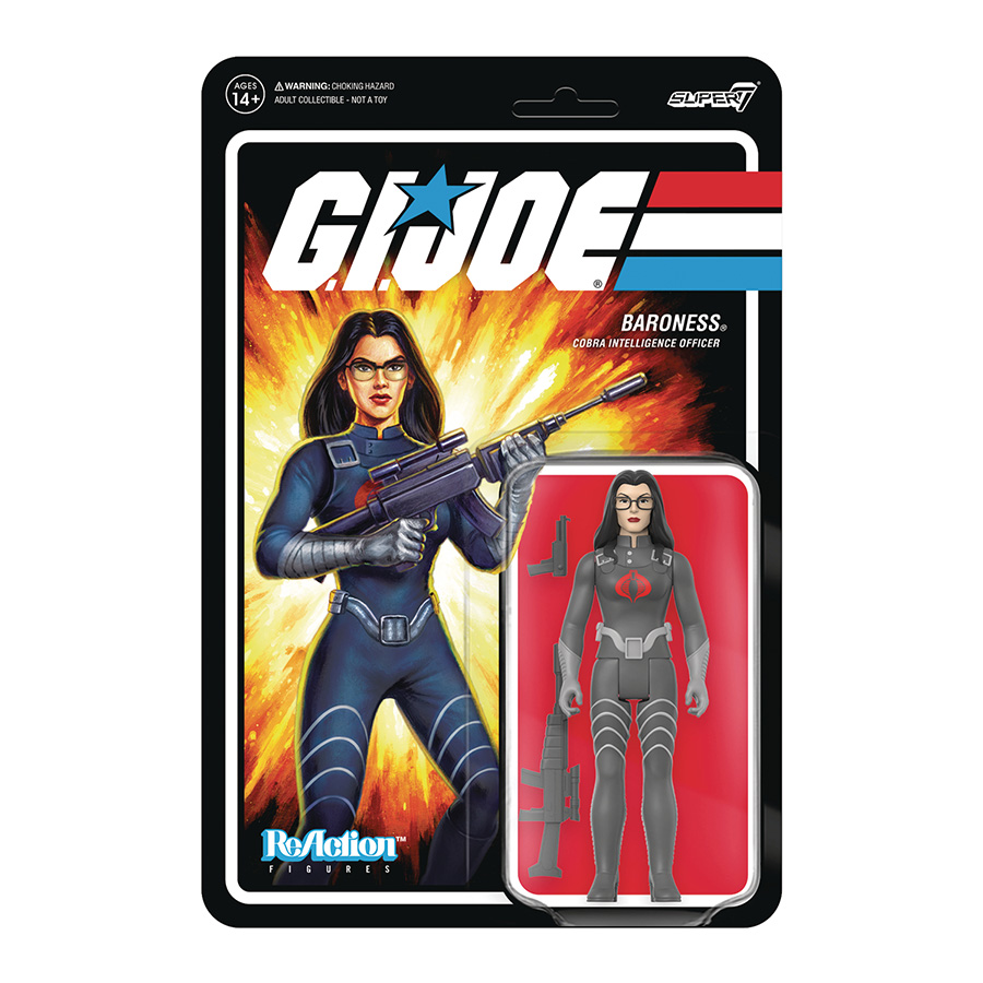 GI Joe ReAction Figure Wave 3 - Baroness Version 2