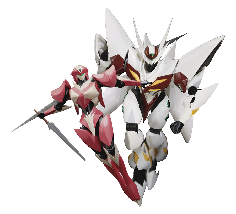 Hero Action Figure Mini Tekkaman Blaster Blade & Tekkaman Rapier Action Figure Set