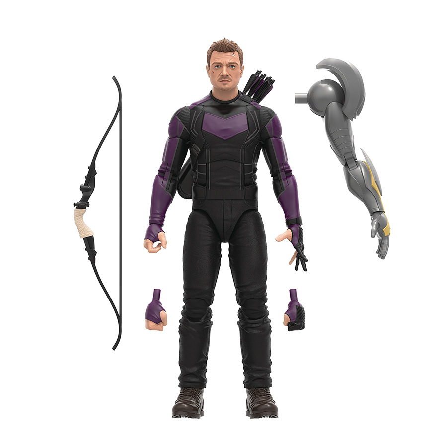 Marvel Disney Plus Legends Hawkeye 6-Inch Action Figure Case