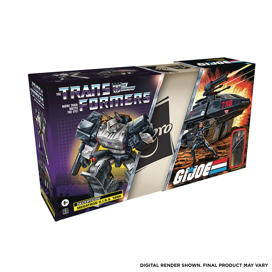 GI Joe Transformers Megatron HISS Tank Action Figure Case