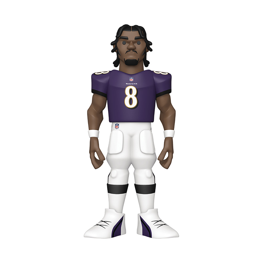Vinyl Gold NFL Ravens Lamar Jackson 12-Inch Vinyl Figure