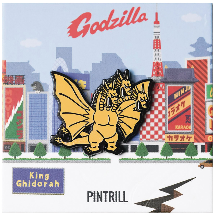 Godzilla Enamel Pin Series 4 - King Ghidorah