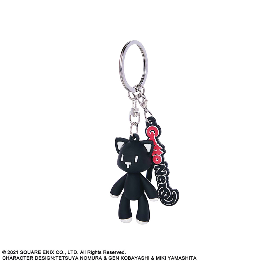 World Ends With You Mr Mew Rubber Mascot Keychain