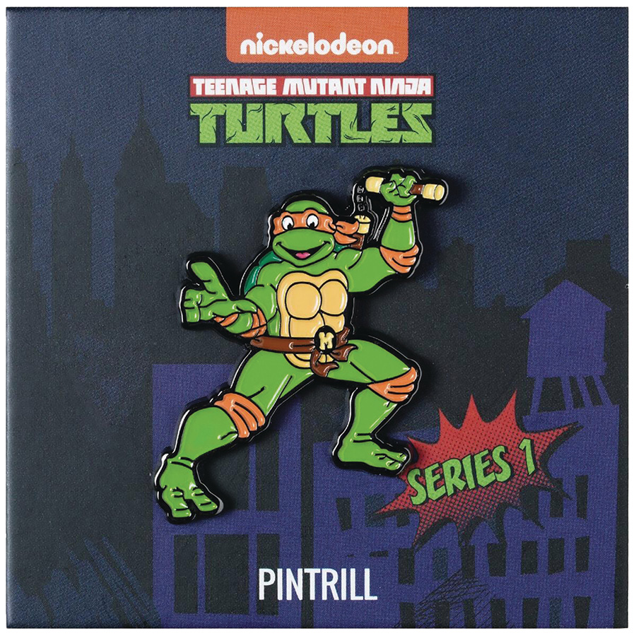 Teenage Mutant Ninja Turtles Original Animated Series Enamel Pin - Michelangelo