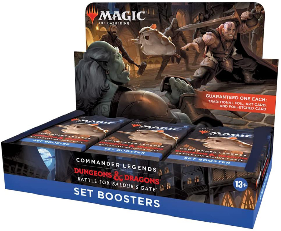 Magic The Gathering Commander Legends Battle For Baldurs Gate Set Booster Display (18-Count)
