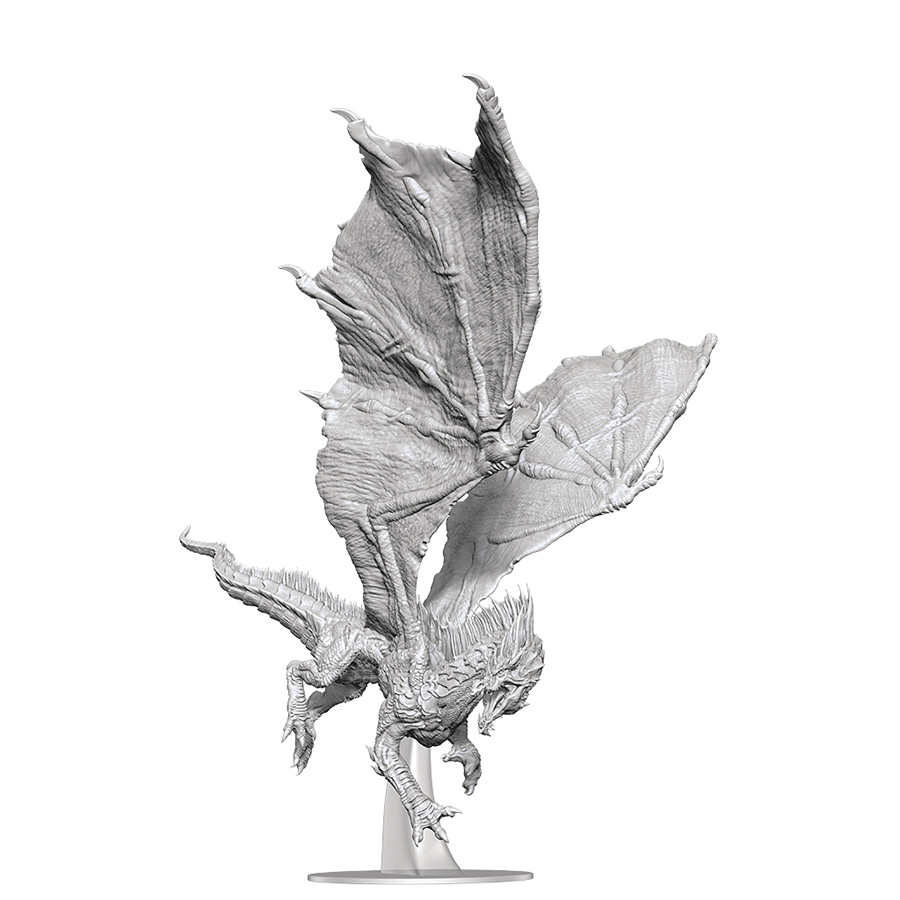 Dungeons & Dragons Nolzurs Marvelous Unpainted Miniature - Adult Green Dragon