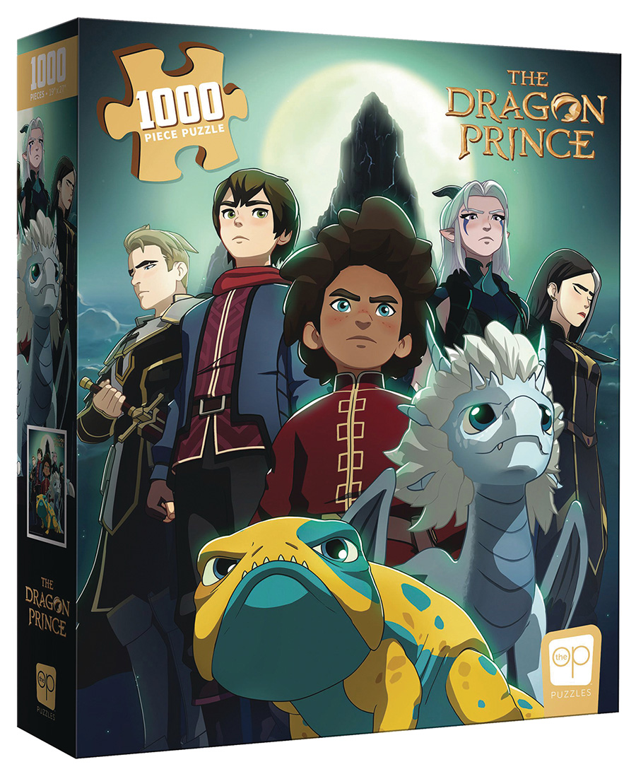 Dragon Prince Heroes At The Storm Spire 1000-Piece Puzzle