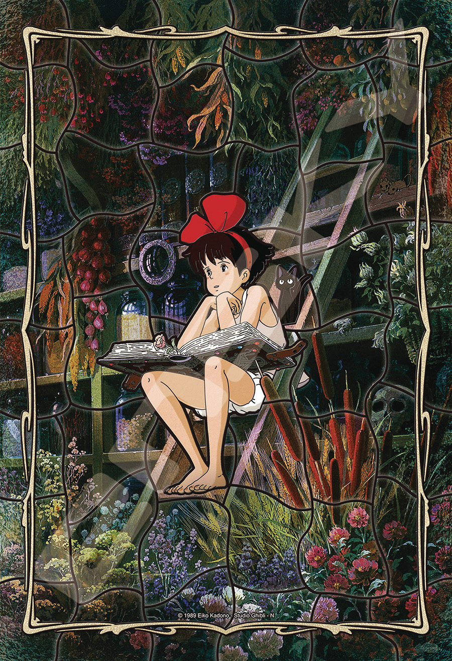 Kikis Delivery Service Art Crystal Jigsaw Puzzle - 300-AC055 A Girls Time