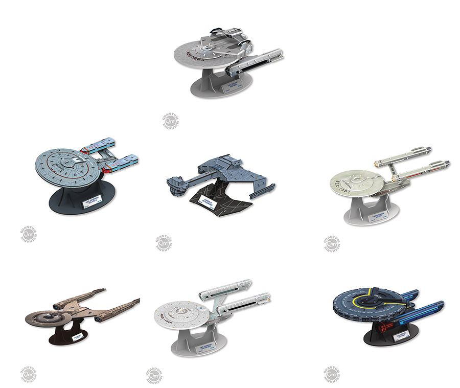 Star Trek Puzzle Fleet Ship 48-Piece Display