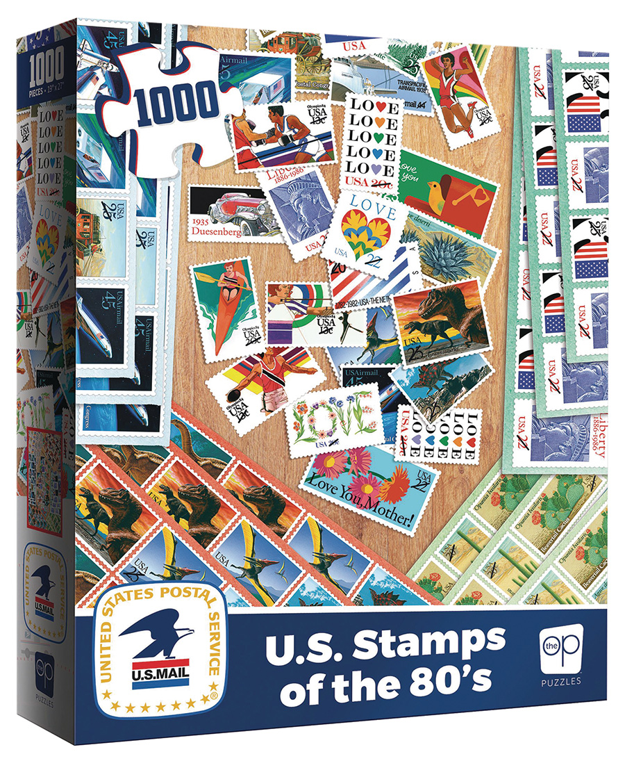 US Stamps Of The 80s 1000-Piece Puzzle