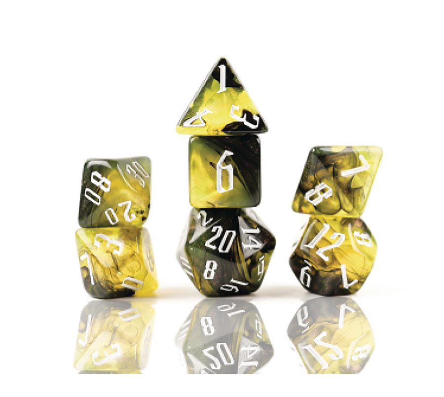 Sirius RPG Dice Set - Poison Nebula