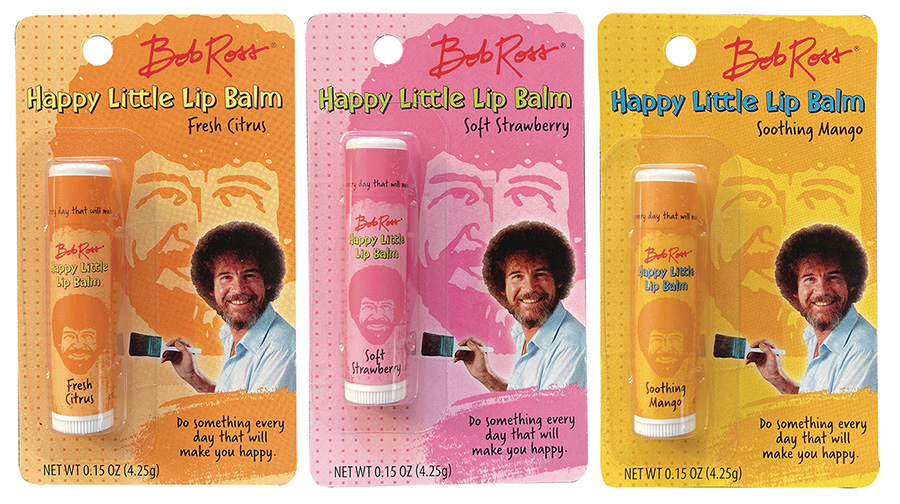 Bob Ross Happy Little Lip Balm 12-Piece Assortment Case