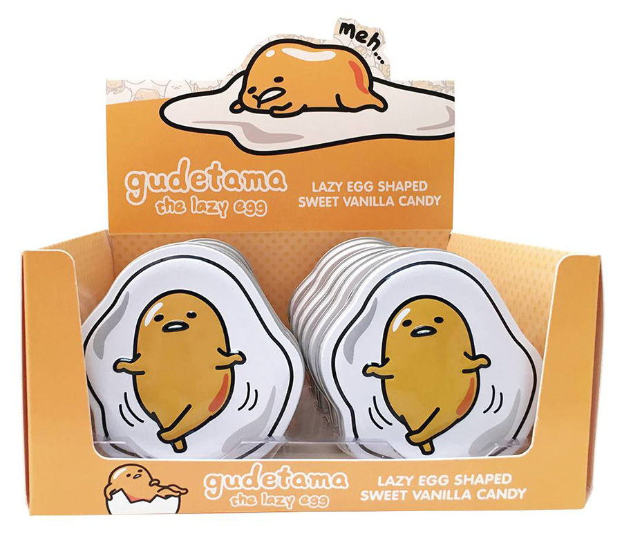 Gudetama Lazy Egg Candy Tin