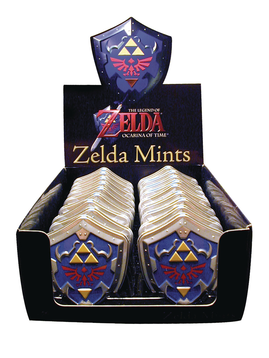 Nintendo Zelda Peppermints Candy Tin 18-Count Display