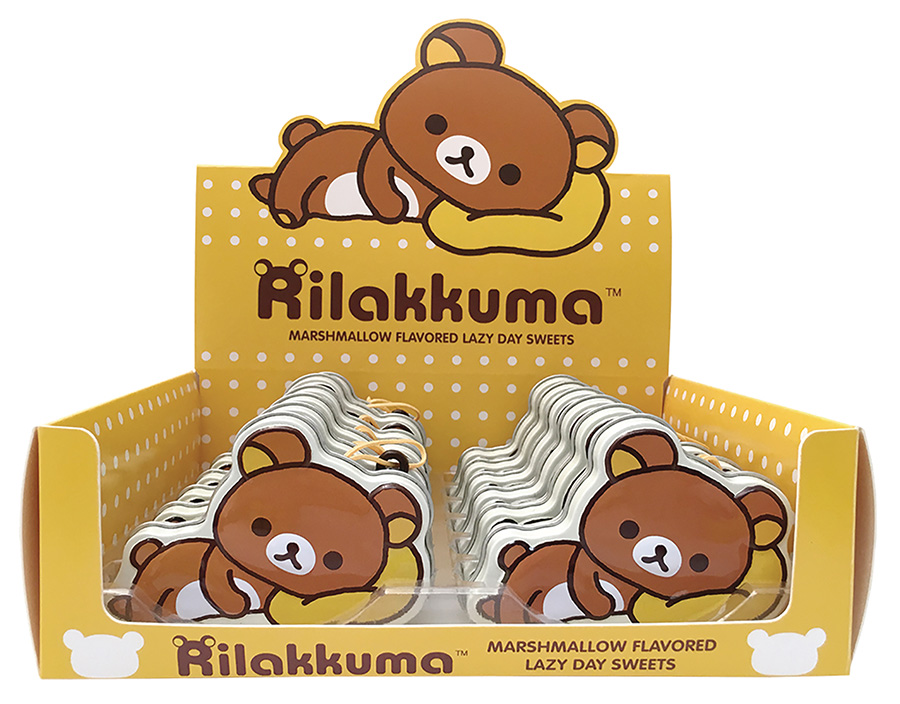 Rilakkuma Lazy Day Sweets Candy Tin 12-Count Display