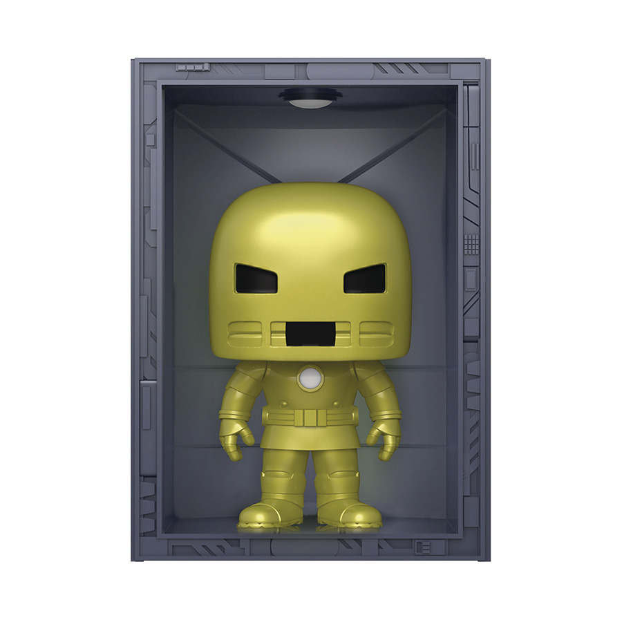 POP Deluxe Marvel Hall Of Armor Iron Man Mark 1 Previews Exclusive Vinyl Bobble Head