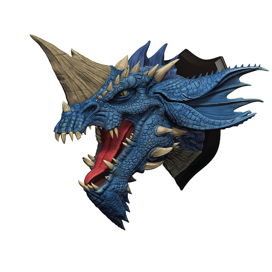 Dungeons & Dragons Blue Dragon Trophy Plaque