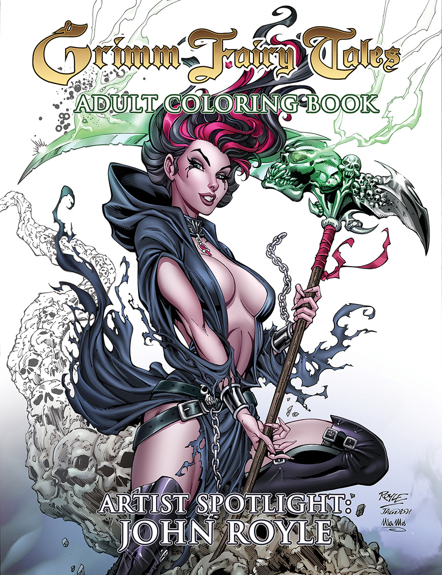 Grimm Fairy Tales Adult Coloring Book Artist Spotlight John Royle TP