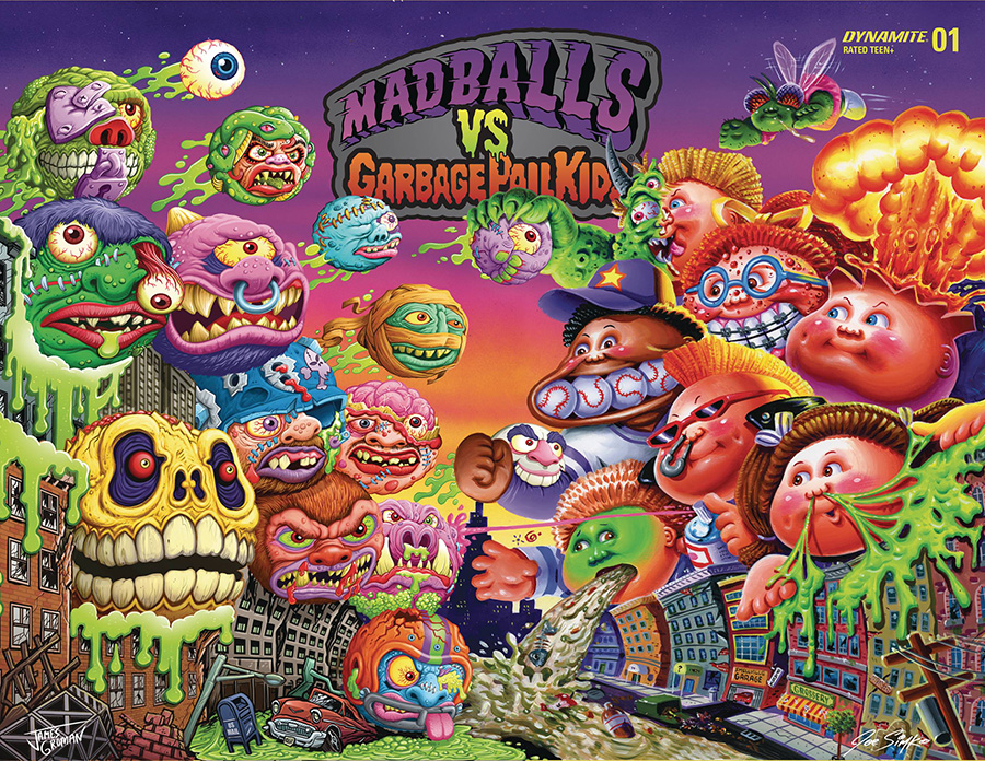 Madballs vs Garbage Pail Kids #1 Cover E Incentive Joe Simko & James Groman Wraparound Variant Cover