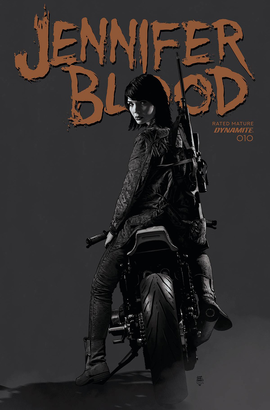 Jennifer Blood Vol 2 #10 Cover F Incentive Tim Bradstreet Black & White Cover