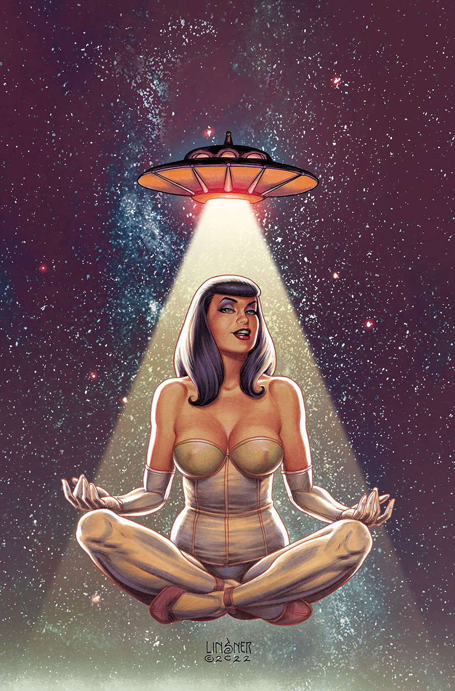 Bettie Page Alien Agenda #5 Cover K Limited Edition Joseph Michael Linsner Virgin Cover
