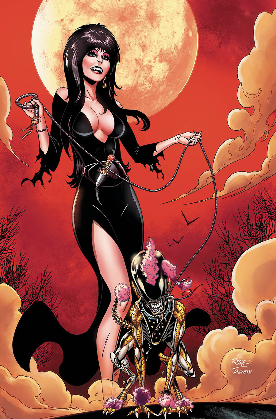 Elvira In Horrorland #3 Cover J Limited Edition John Royle Virgin Cover