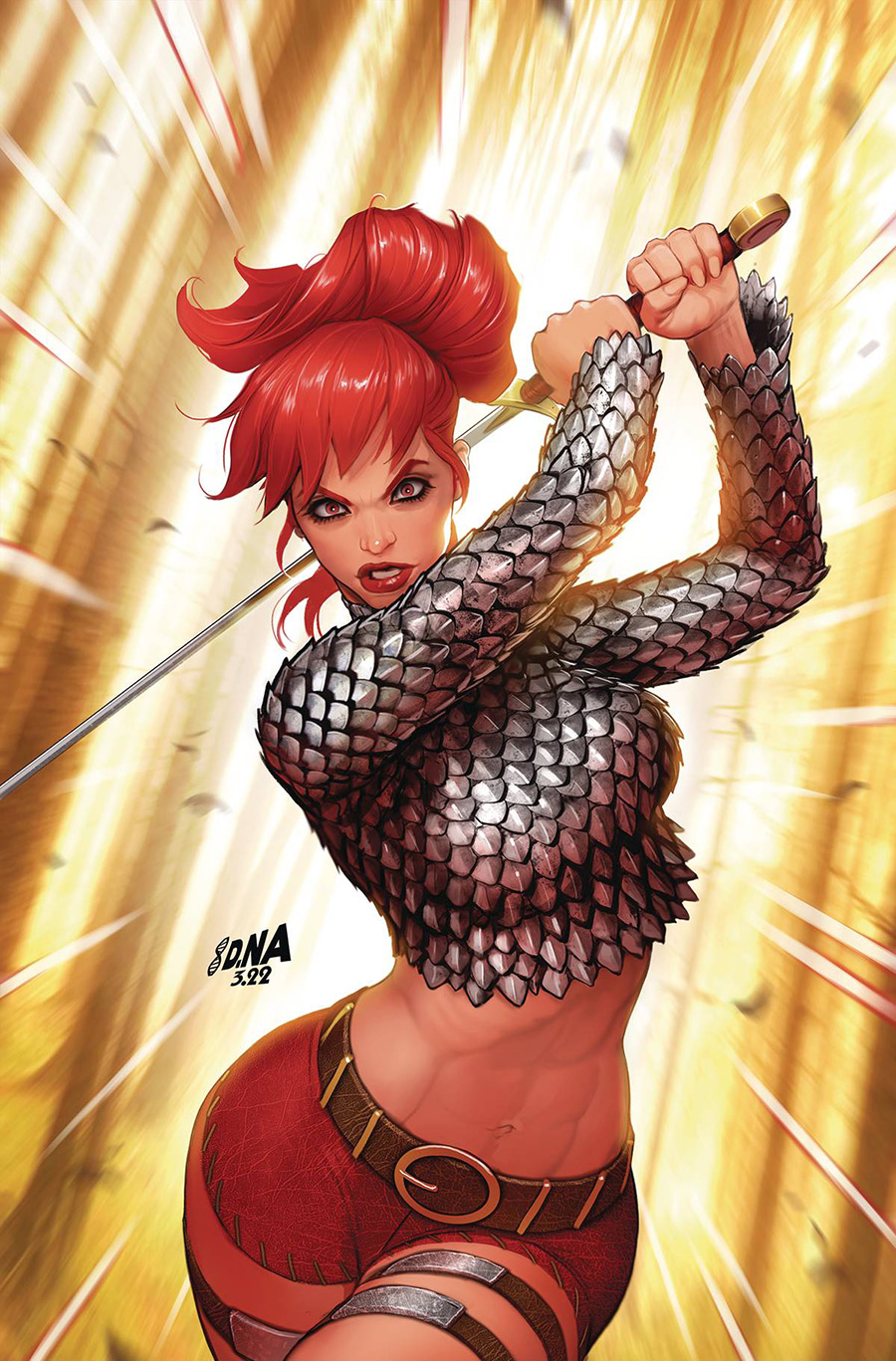 Immortal Red Sonja #4 Cover L Limited Edition David Nakayama Virgin Cover