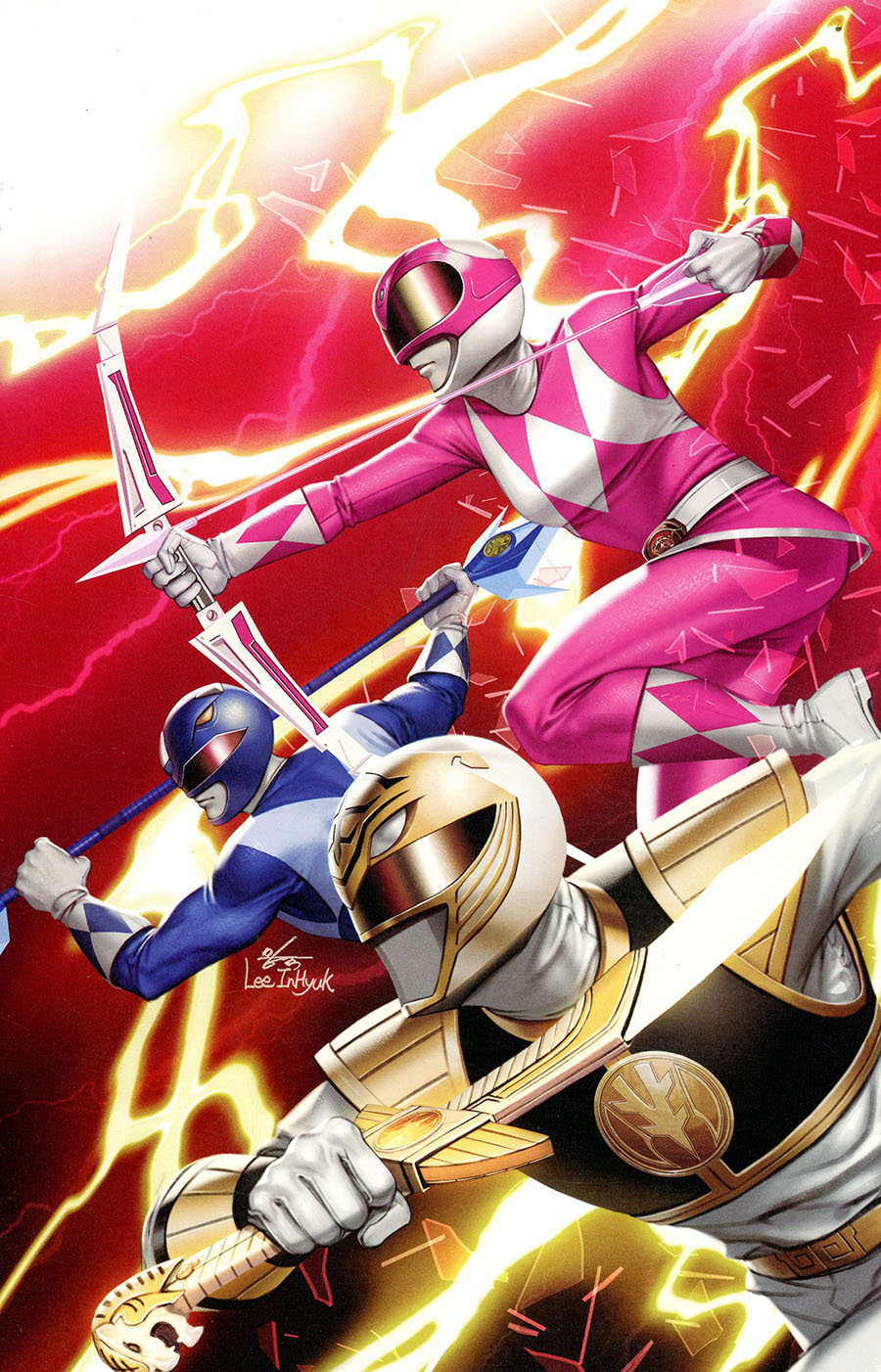 Mighty Morphin #21 Cover C Incentive Inhyuk Lee Virgin Cover