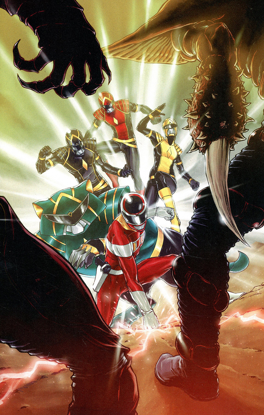 Power Rangers #21 Cover C Incentive Guillaume Martinez Virgin Cover
