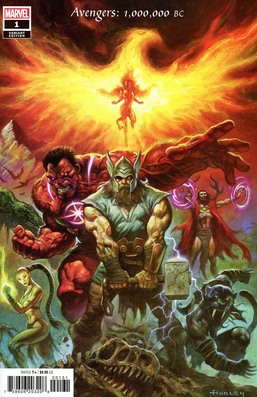 Avengers 1000000 BC #1 (One Shot) Cover D Incentive Alex Horley Variant Cover