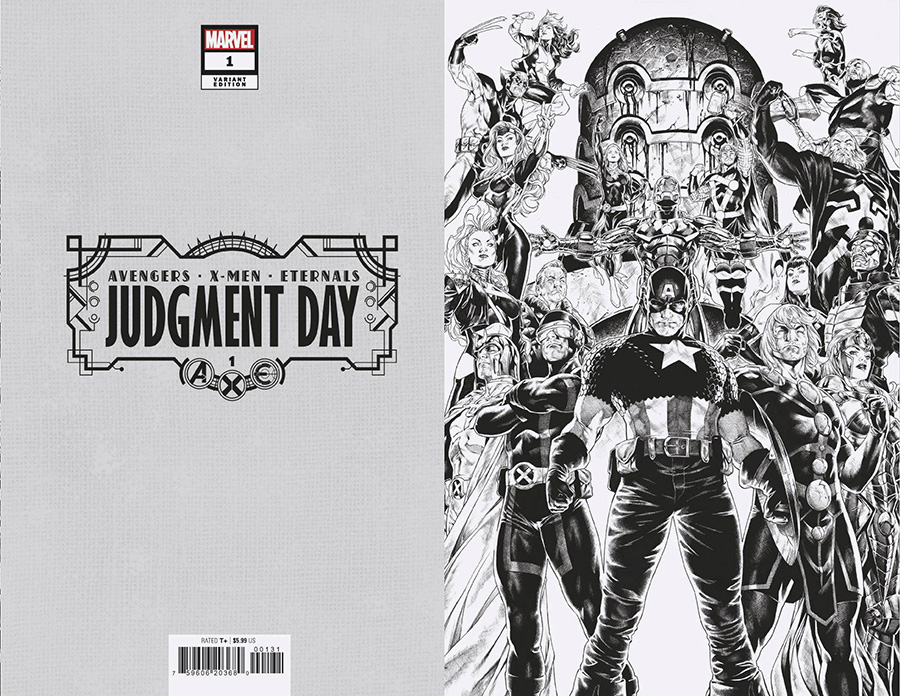 A.X.E. Judgment Day #1 Cover G Incentive Mark Brooks Virgin Cover