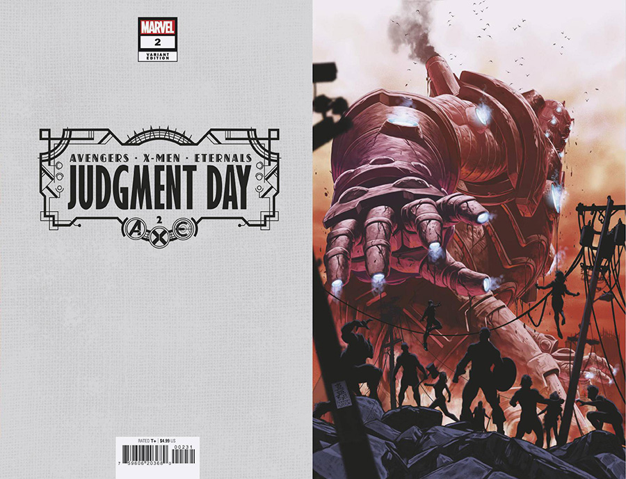 A.X.E. Judgment Day #2 Cover G Incentive Mark Brooks Virgin Cover
