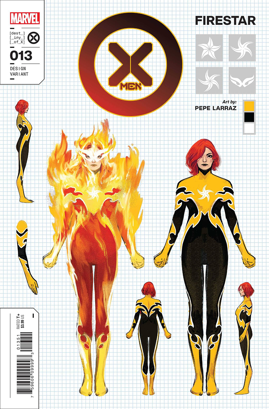 X-Men Vol 6 #13 Cover E Incentive Pepe Larraz Design Variant Cover (A.X.E. Judgment Day Tie-In)