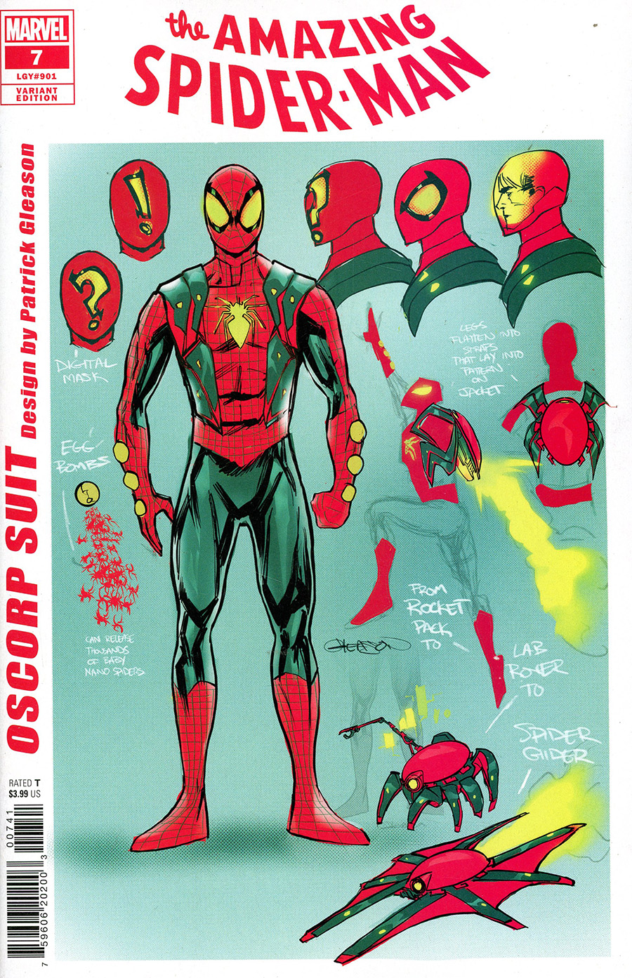 Amazing Spider-Man Vol 6 #7 Cover C Incentive Patrick Gleason Design Variant Cover