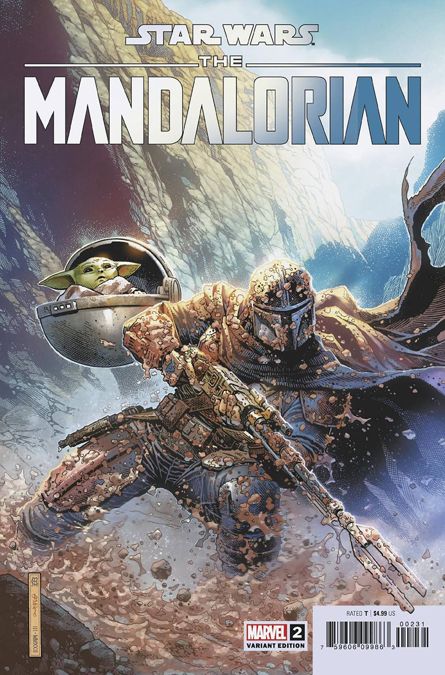 Star Wars The Mandalorian #2 Cover E Incentive Jim Cheung Variant Cover