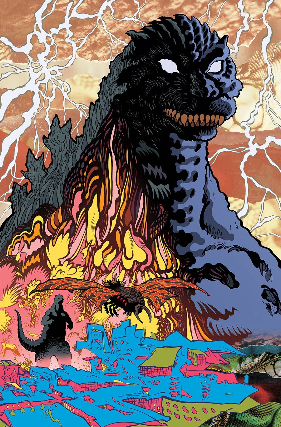 Godzilla Rivals vs Battra #1 (One Shot) Cover C Incentive Tradd Moore Variant Cover