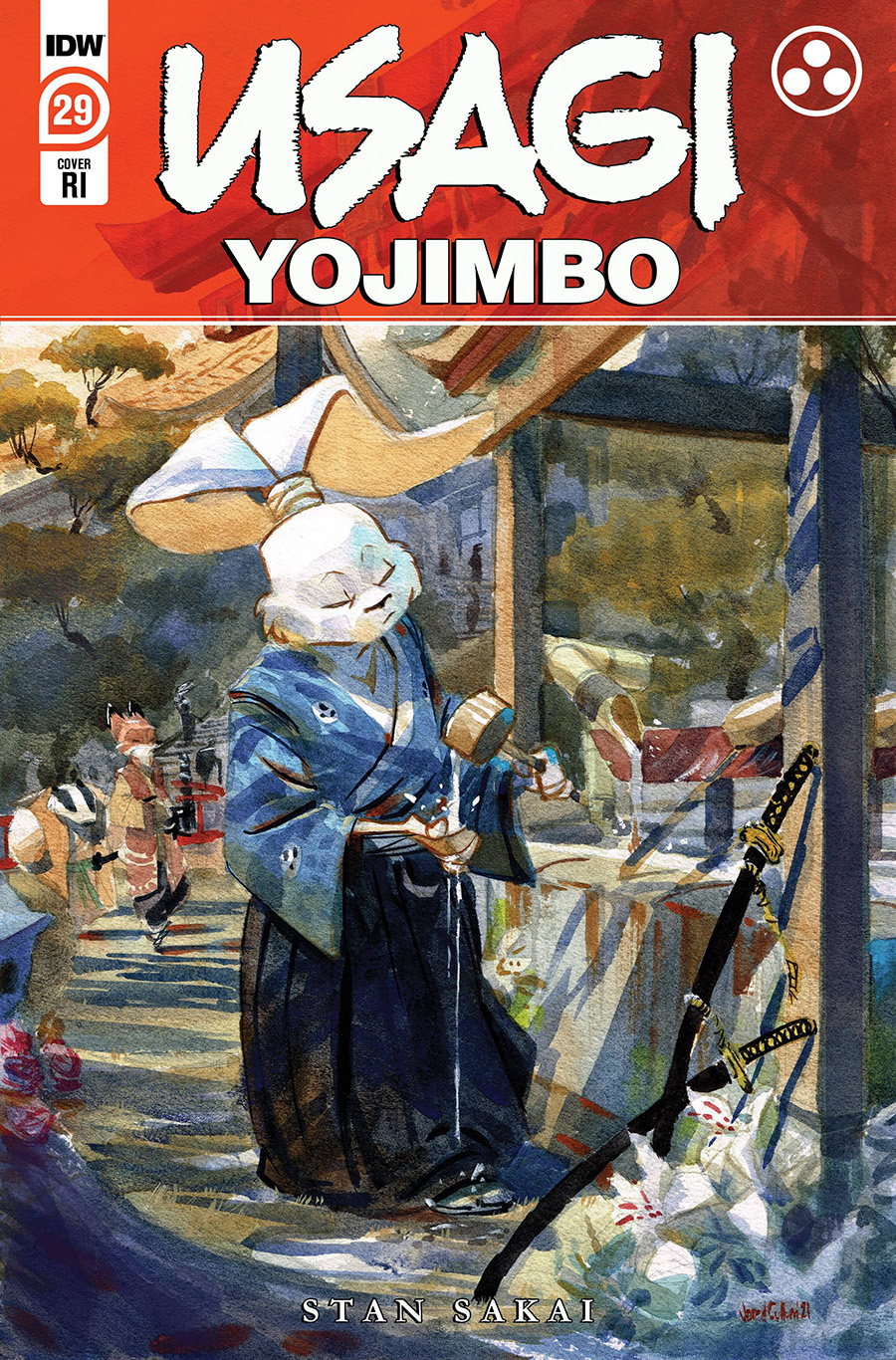 Usagi Yojimbo Vol 4 #29 Cover B Incentive Jared Cullum Variant Cover