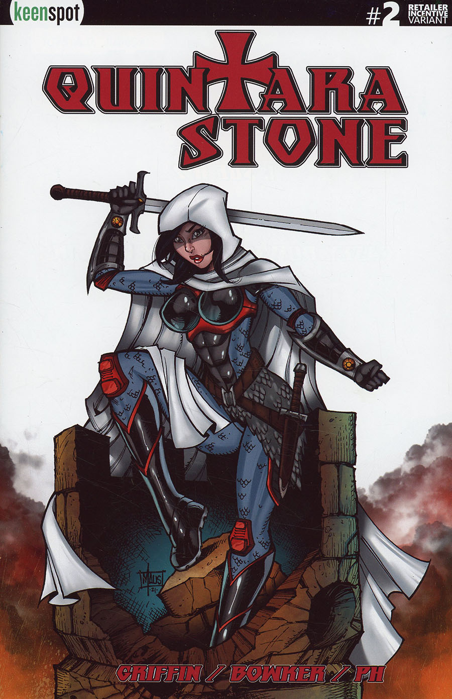 Quintara Stone #2 Cover D Incentive Bill Maus Unmasked Variant Cover