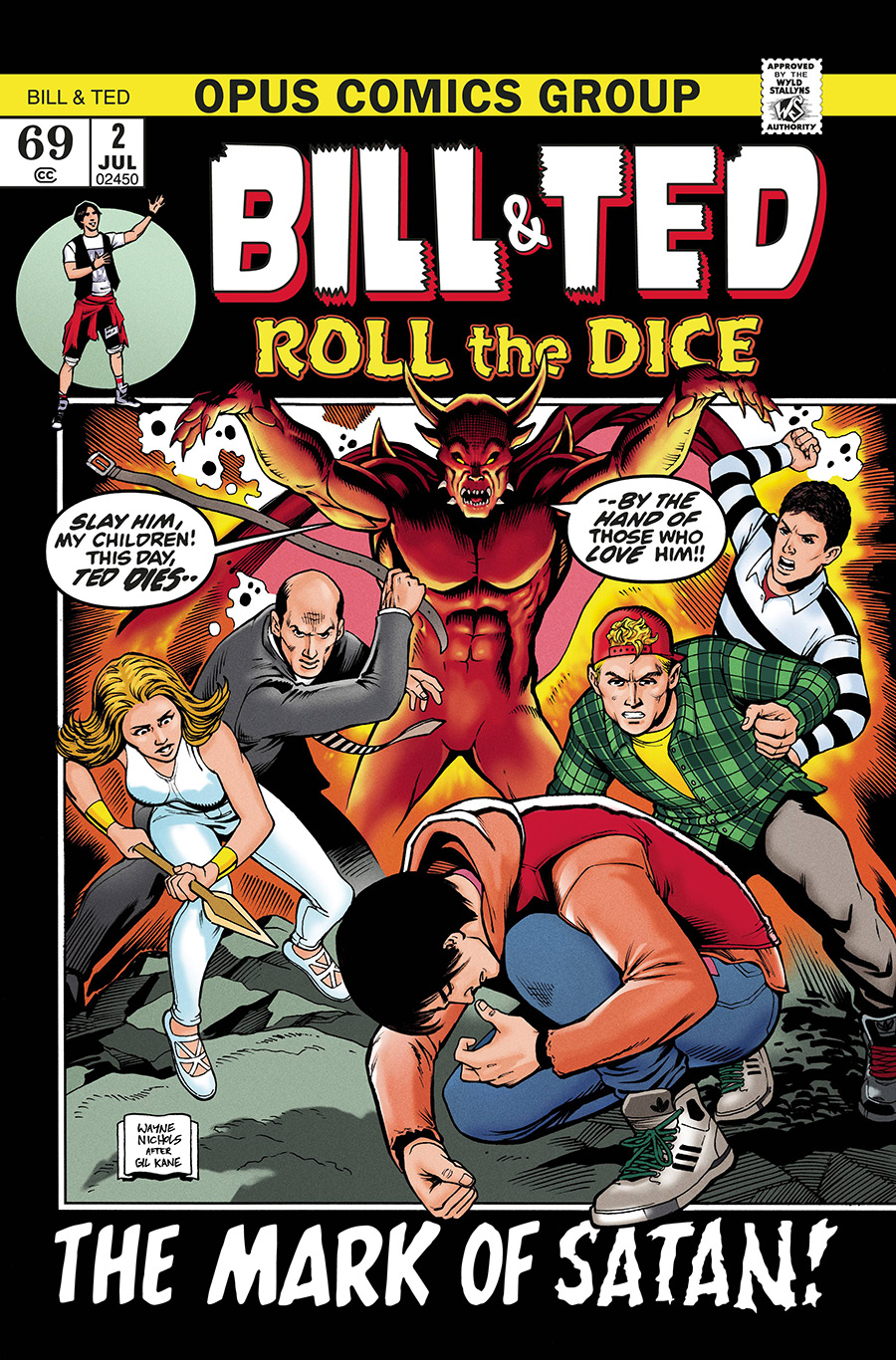 Bill & Ted Roll The Dice #2 Cover C Incentive Wayne Nichols Variant Cover