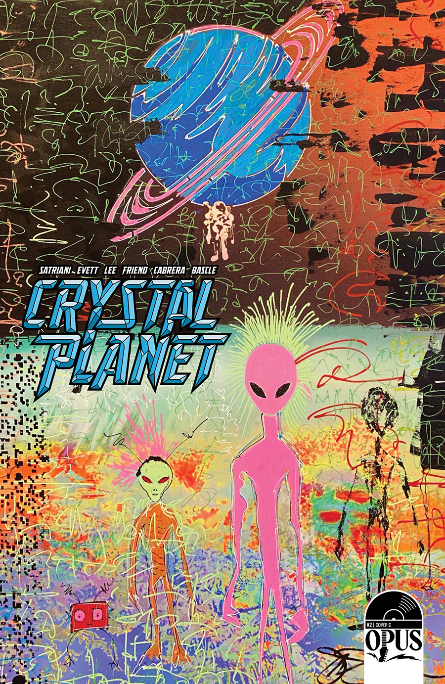 Crystal Planet #2 Cover C Incentive Joe Satriani Variant Cover