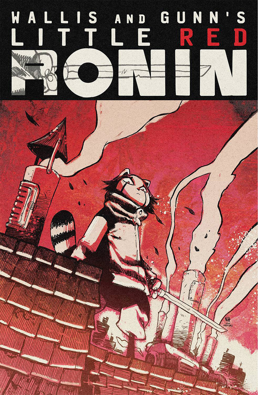 Little Red Ronin #1 Cover C Incentive Kit Wallis Thank You Variant Cover