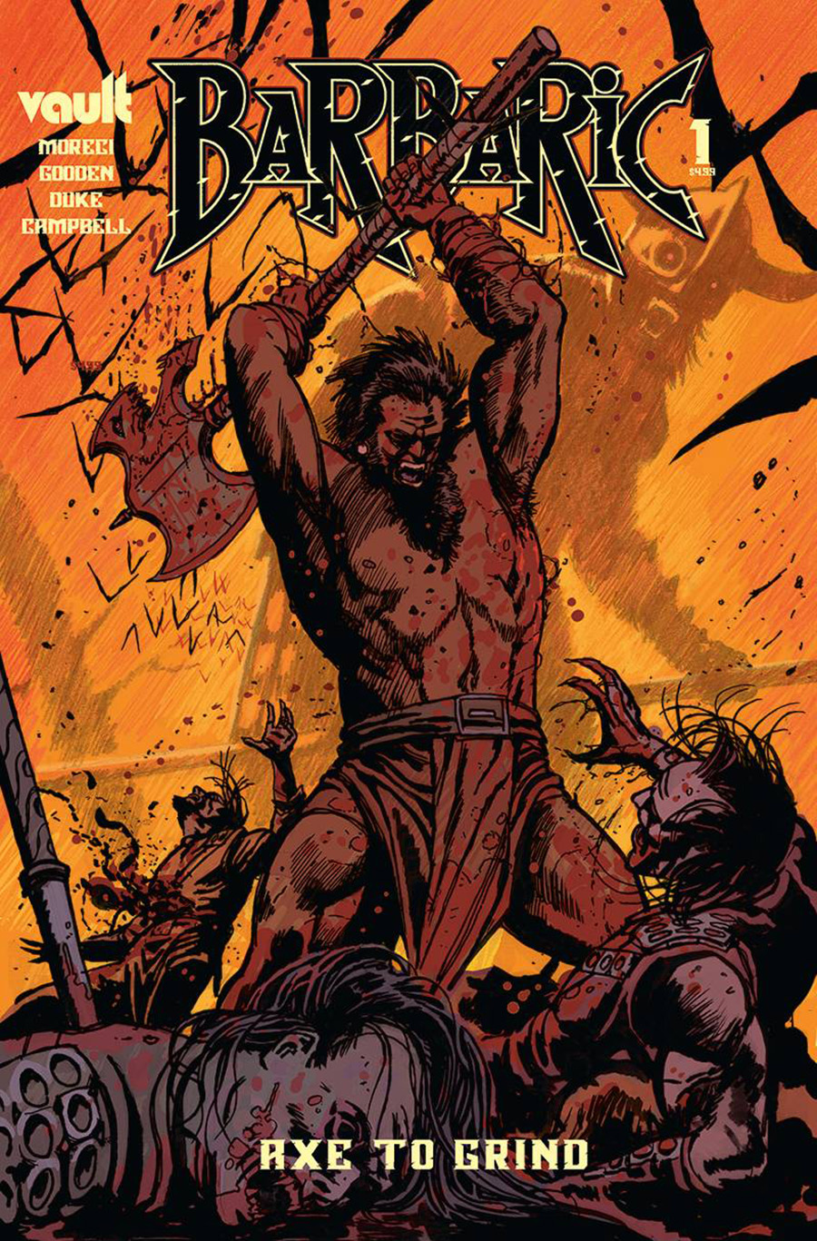 Barbaric Axe To Grind #1 Cover E Incentive Joshua Hixson Variant Cover