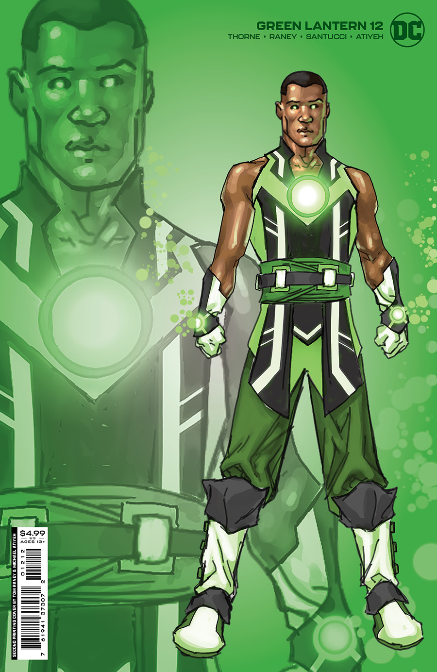 Green Lantern Vol 7 #12 Cover C 2nd Ptg Tom Raney & Michael Atiyeh Variant Cover