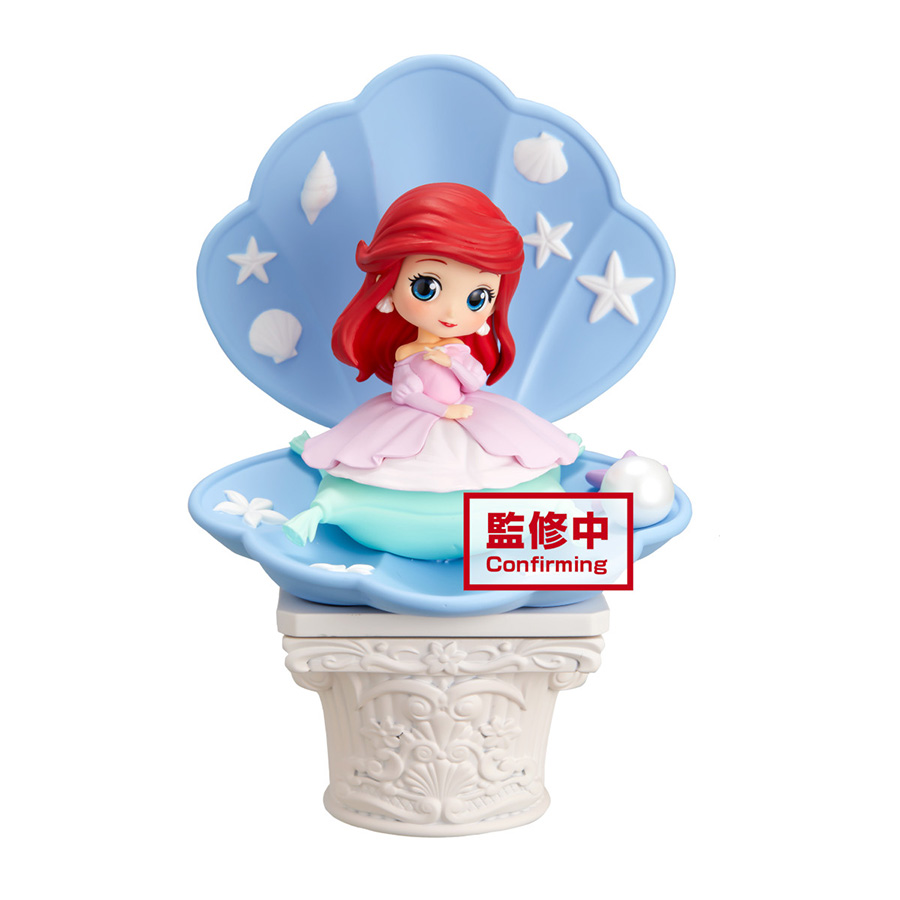 Q-Posket Stories Disney Characters Pink Dress Style - Ariel Version A