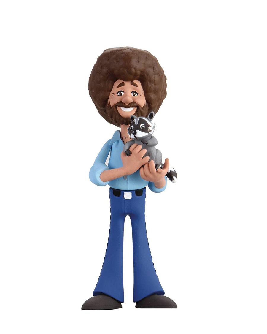 Bob Ross With Raccoon Toony Classic 6-Inch Action Figure